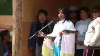 Матильда Браун - Международное собрание коренных народов 2012 г.