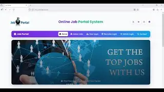 Job Portal Project using Python Django Sqlite