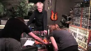 Tara Busch & John Foxx & Benge in the studio