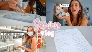 SUMMER DIARIES 🌞: mudei o quarto, andei de skate, pintei,... (aka good vibes vlog)