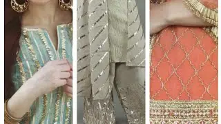 #Stylish and elegant Gota patti dress designs 2020 || gota work dress design #gota#work#designs#lawn