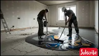 Watch This Bedroom Go From Construction Zone to Luxur 🔥🔥 #epoxy #epoxyfloor #shorts # YouTubevideos