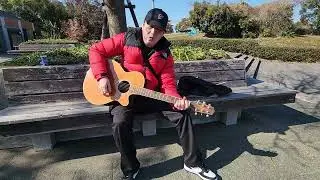 【菊一輪の骨】長渕さんの曲🎶少し暖かくなったので久しぶりにギター遊び🎸