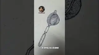 How to draw tea strainer । Tea strainer drawing #shorts