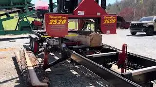 Fully Hydraulic 2520 TimberKing Sawmill in Action&hellip;NC&hellip;)