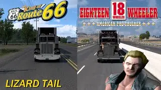18 wheeler lizard tail skin for American truck simulator