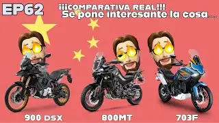 Ep62 - Zontes 703F VS CFMOTO 800MT VS Voge 900 DSX | Se va a poner interesante la cosa....