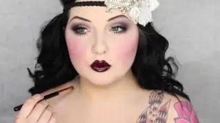1920's Zombie Flapper Makeup Tutorial   Jordan Hanz