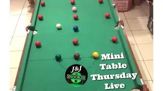J & J Snooker LIVE Mini Table Thursday #billiards #livestream