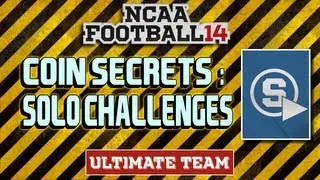 NCAA Coin Tips: NFUT Solo Challenges | NCAA Football Ultimate Team -- DarkAlpha [MUTEVOLUTION.COM]