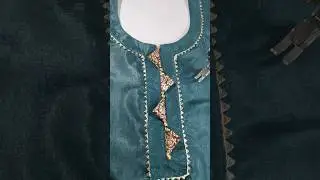 Gota patti lace neck design #viral kurti neck design #neck #sweing #shorts#stitching #viralvideo