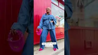 Styling double denim #fashiontrends #fashionhacks #ootd