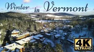3 Hours of Vermont Winter Drone Scenery in 4k.
