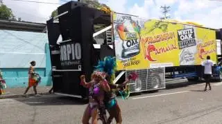 Scorpion sound system truck #2 shaking down sando carnival 2016