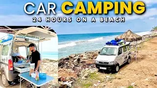 India&rsquo;s First Full Day Car Camping at the Beach 🚙⛱️ | Varkala, Kerala (Cinematic) | vanlife India