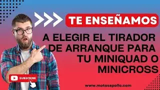 &iquest;Qu&eacute; tirador de arranque usa mi minicross o miniquad ?