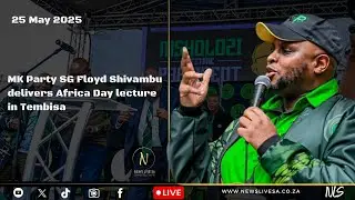 MK Party SG Floyd Shivambu delivers Africa Day lecture in Tembisa