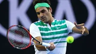 Roger Federer v Nikolaz Basilashvili highlights (1R) | Australian Open 2016