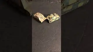 🚜🐻💥 Сравнение поздней и ранней модели немецкого танка САУ Sturmpanzer IV Brumbar в масштабе 1/72 ...
