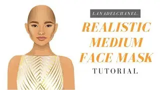 DETAILED & REALISTIC Face Mask for MEDIUM Skin | Stardoll Face Mask Tutorial | LanaDelChanel.