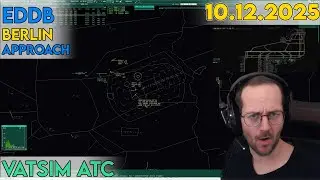 Radar am Mittwoch ✈ EDDB Berlin Approach am 10.12.2025 ✈ VATSIM ATC