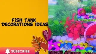 Fish Tank Decorations Ideas At Home Step- 2#@ Colourful # Sumita - My Art
