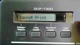 Cannot Print Refill (BK) Ink Printer Brother Type DCP T300