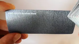 3M&trade; Brushed Steel 1080-BR201 Wrap Film Textured
