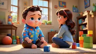 Baby Nino Builds a Tower | Fun Building Song for Kids | Nursery Rhymes and Baby Learning Videos