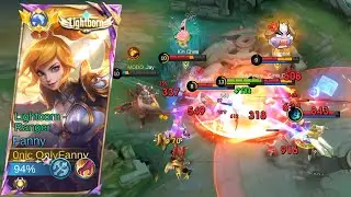 Fanny Target Lock 🔒| Sun Delete ML After This Match | Solo Rank | Global Player build #mobilelegends