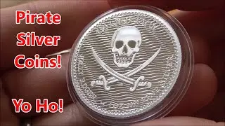 Обзор Pirate SILVER &mdash; серебряная монета &laquo;Calico Jack&raquo; Рэкхема весом в 1 унцию 9999 пробы от Европейского монетного двора #calicojack