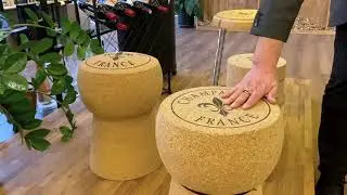Wine cork furniture - presentation (Danish)