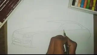 how to draw Rolls-Royce ghost