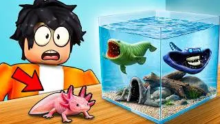 I made a AQUARIUM to CATCH LEGENDARY Fishes in roblox