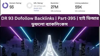 DR 93 Dofollow Backlinks | Part-395 | হাই ডিআর ডুফলো ব্যাকলিংকস #dofollowbacklink #seo