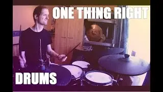 Marshmello x Kane Brown - One Thing Right | Drum Cover/Remix | HQ