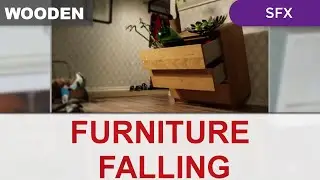 FURNITURE FALLING SOUND EFFECT| Wood fall|Destruction|Chair|Door