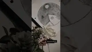 beautiful scenery 🏠/ full video chaiye toh comment kre👍🏻#drawing#satisfyingvideos#art #realdrawing