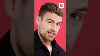 Theo James loves a good kiss on the cheek #menshealth