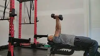 Kettle Bell Thrusters | Bench Press | Ring Pushups | Skull Crushers | Dumbbell Kickbacks