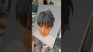 Oil painting realism portrait