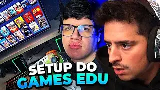 CORINGA REAGE AO GAMES EDU: SETUP QUE VOC&Ecirc; NUNCA VIU ANTES KKKK 