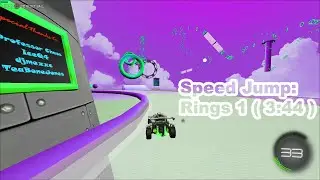Speed Jump: Rings 1 - 3:44 (100% , limited boost)