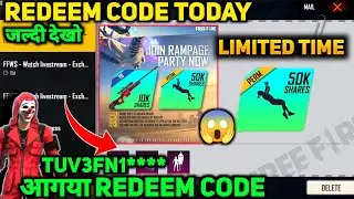 Free Fire Emote Redeem code TODAY || Free Fire AWM skin Redeem Code || Free fire Redeem Code today