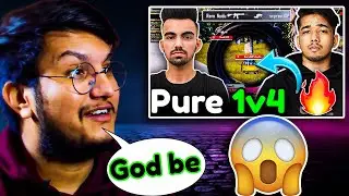 Gill 1v4 Scout - Team Reaction😱 #scout #clutch