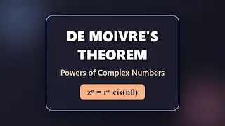 De Moivre's Theorem Explained: Powers of Complex Numbers Made Easy