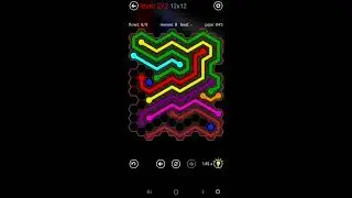 (Day 7) Flow Free Hexes Daily Puzzles 8x8 to 12x12 Extreme Level 1-2