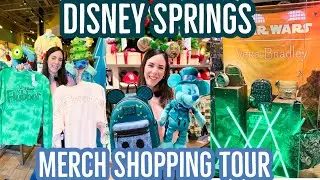 DISNEY SPRINGS Merch Shopping Tour December 2022 | World of Disney, Disney Style, Vera Bradley Store