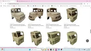 Vota aos trabalhos l Big Booss Miniaturas l Toyota  Hilux 4x4 e SW4 Toda em madeira MDF escala 10