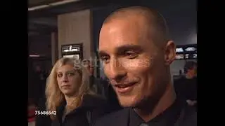 Matthew McConaughey Interview - Premiere of 'The Wedding Planner'